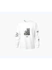 Longsleeve Ave Bmx Skeleton White